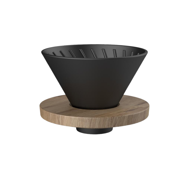 Пуровер керамічний DHPO Wooden Dripper