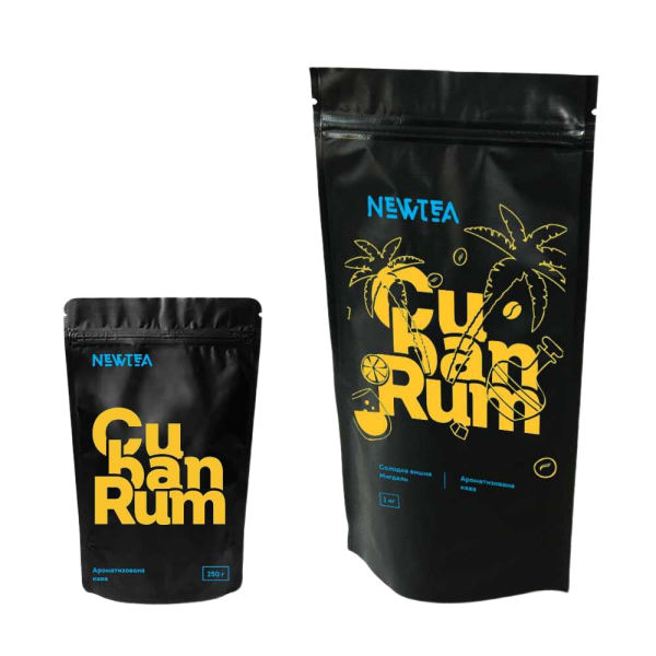 Кава ароматизована NewTea Cuban Rum - 1 кг