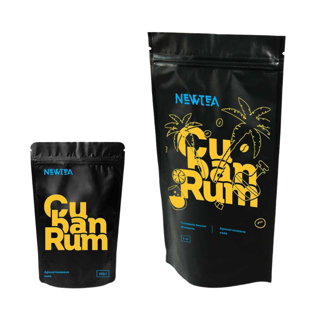 Кава ароматизована NewTea Cuban Rum - 1 кг