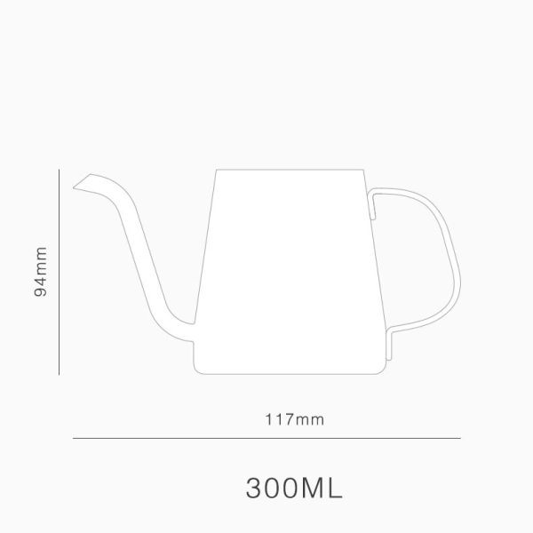 Металевий чайник Drip pot Samadoyo, 300 мл - Зображення 3