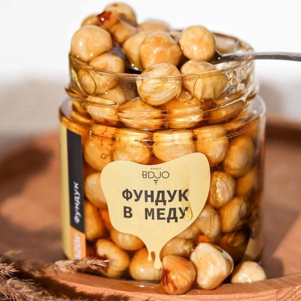 Фундук в меду BDJO 0,55л - Зображення 5