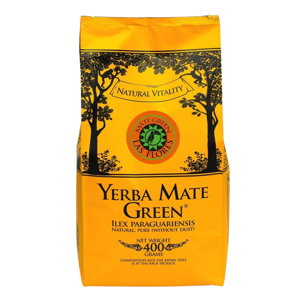Йерба Мате Green LAS FLORES - Банка 400 г