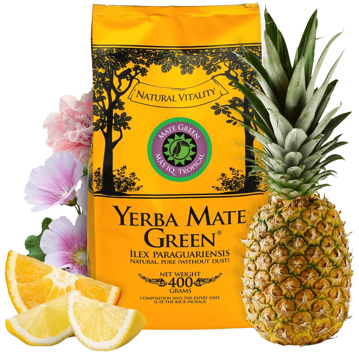 Йерба Мате Green MAS IQ Tropical - 400 г