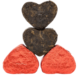 Шу Пуер Цзин Лун Серденько - 10 шт.