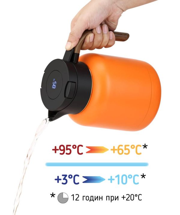 Термос Samadoyo Nova, 1500 мл - Чорний - Зображення 6