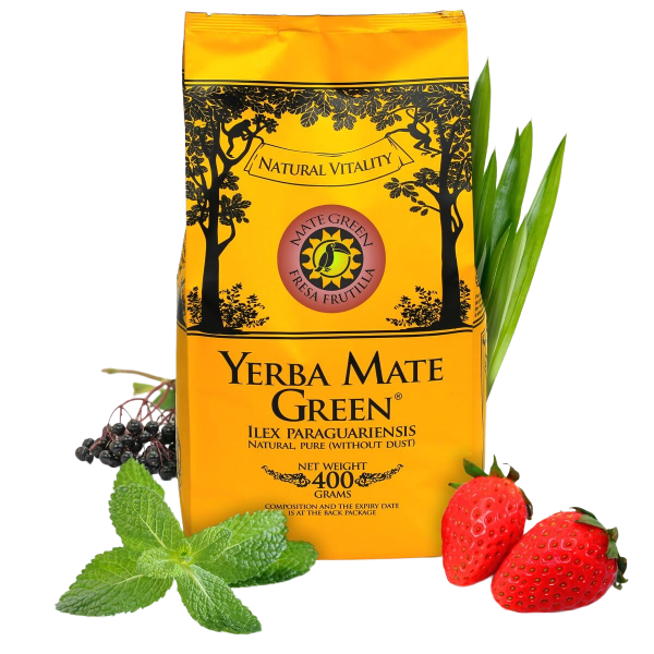 Йерба Мате Green FRESA FRUTILLA - 400 г