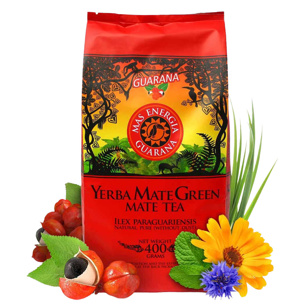 Йерба Мате Green MAS ENERGY GUARANA - 400 г