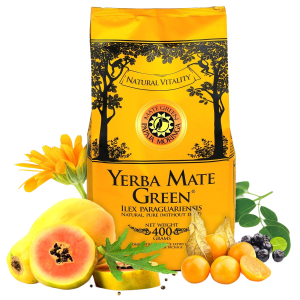 Йерба Мате Green PAPAJA MORINGA - 400 г