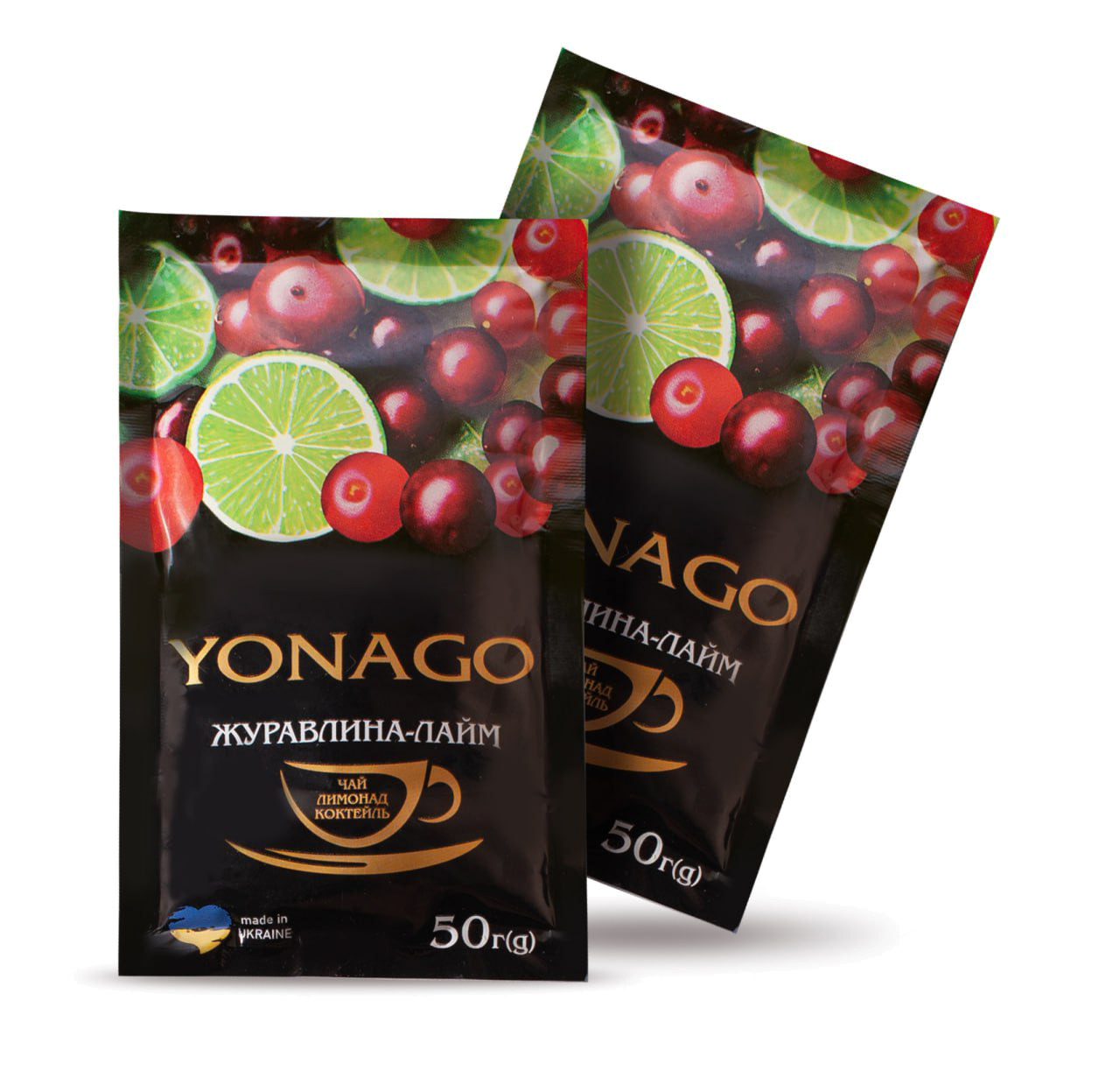 Вітамінний концентрат Yonago Журавлина-Лайм 50г